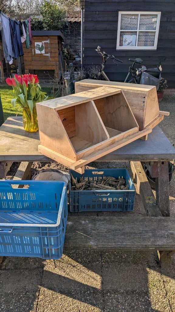 Dubbele legnesten., Ophalen of Verzenden, Nieuw, Rechthoekig, Hout