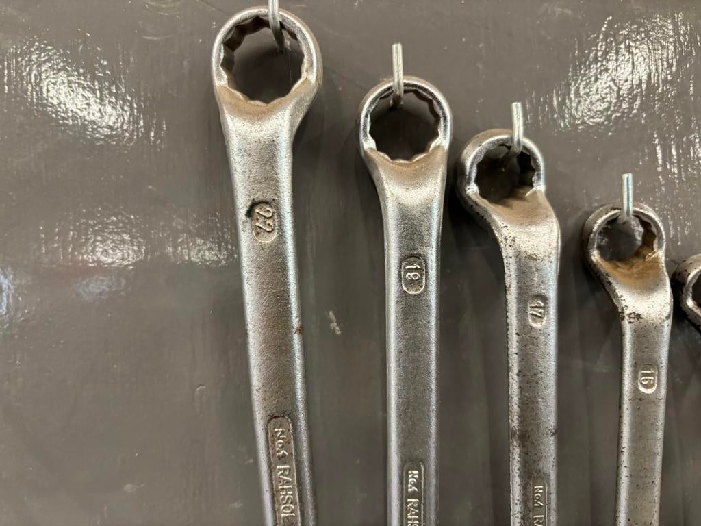 Setje ringsleutels, Ophalen, Gebruikt