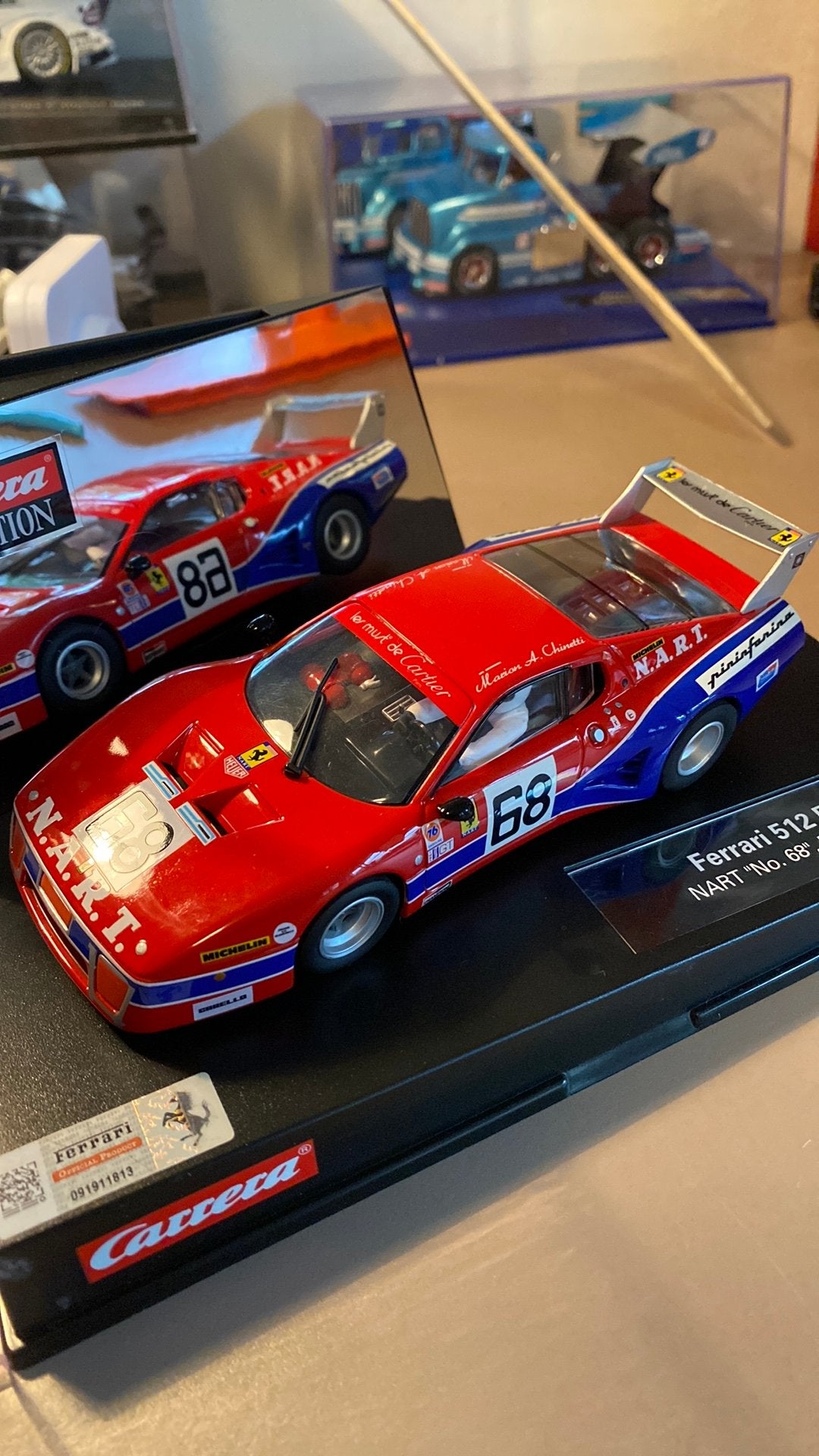 Carrera evolution Ferrari 512 BB LM, Ophalen of Verzenden, Zo goed als nieuw, Elektrisch, Carrera