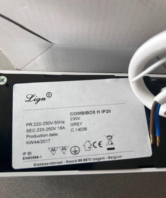 opbouw stopcontact & lichtschakelaar nieuw, Verzenden, Nieuw