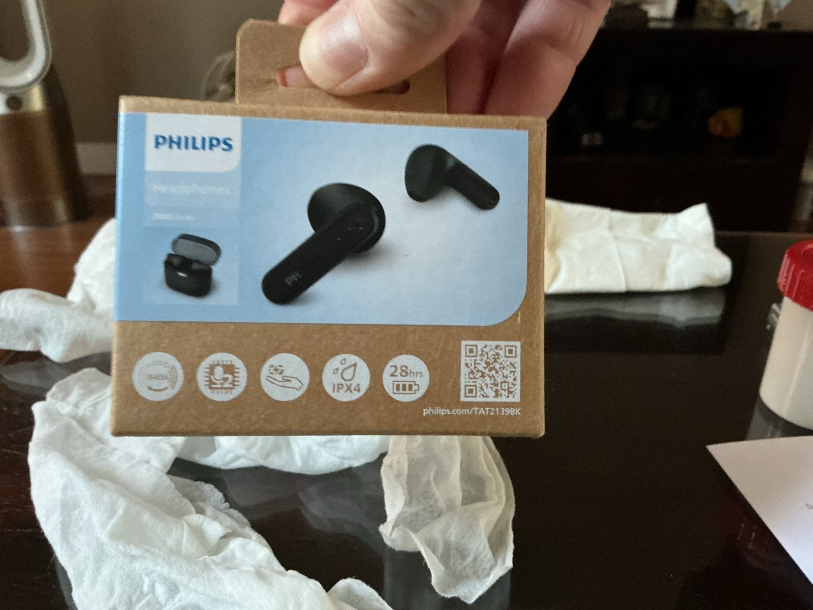 Philips TAT2139BK Draadloze In-ear Koptelefoon Zwart, Bluetooth, Nieuw, Ophalen of Verzenden, Zwart