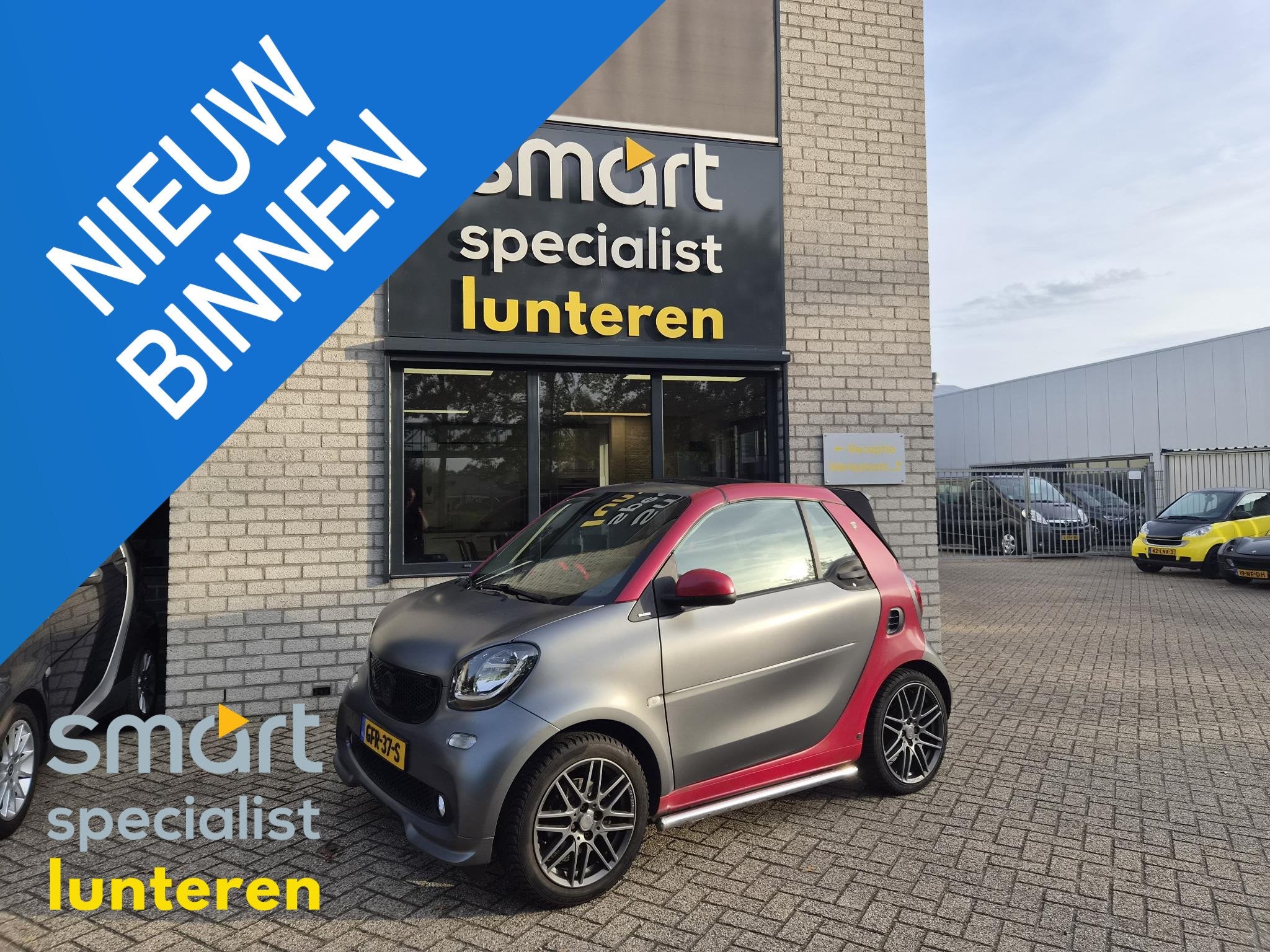 smart fortwo cabrio 1.0 Turbo BRABUS Look! smart fortwo cabr, Auto's, Automaat, 898 cc, Gebruikt, Euro 6