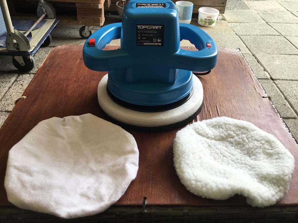 Nieuwe poetsmachine/boenmachine wordt niet gebruikt., Ophalen