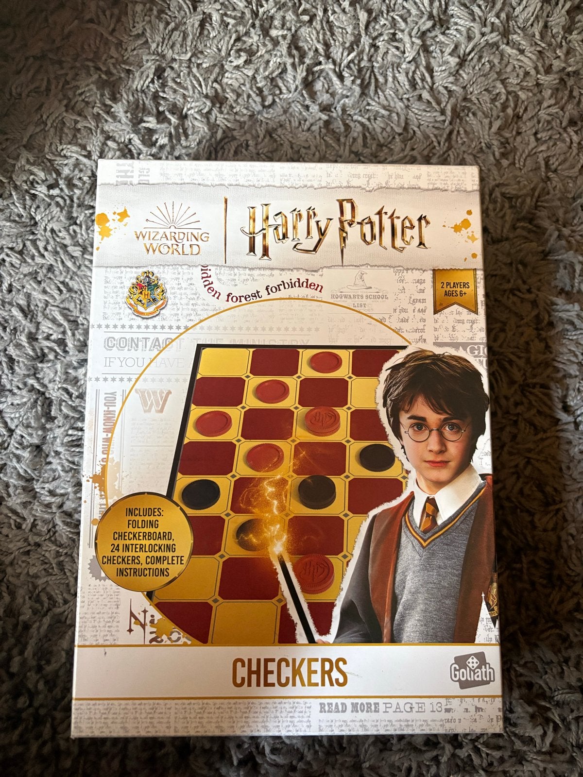 Harry Potter Damspel - Goliath - Nieuw in doos, Een of twee spelers, Verzenden, Nieuw