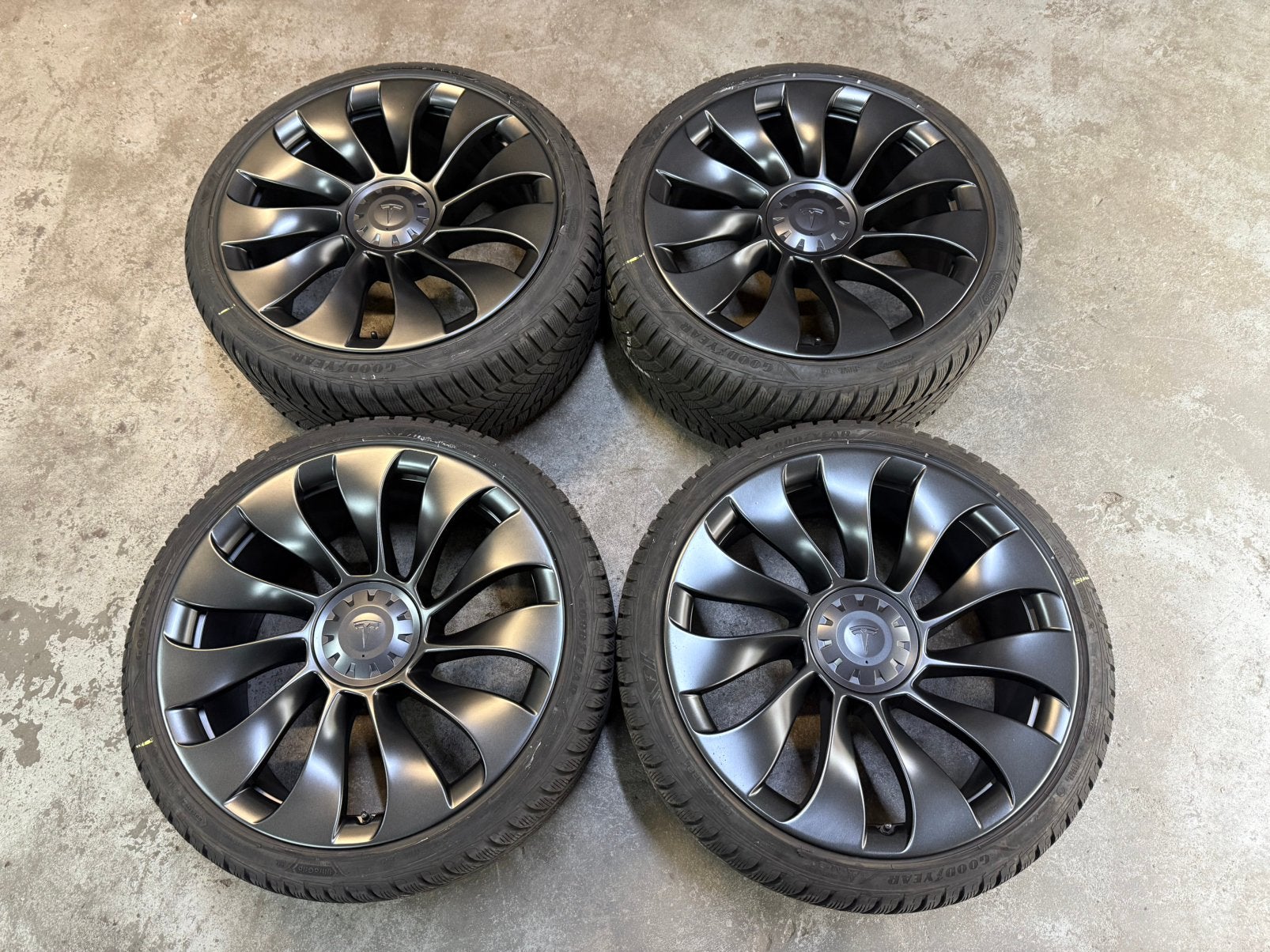 ✅ 21 inch Originele Tesla velgen Model Y 5x114.3 Performance, Gebruikt, Banden en Velgen, Personenwagen, 21 inch
