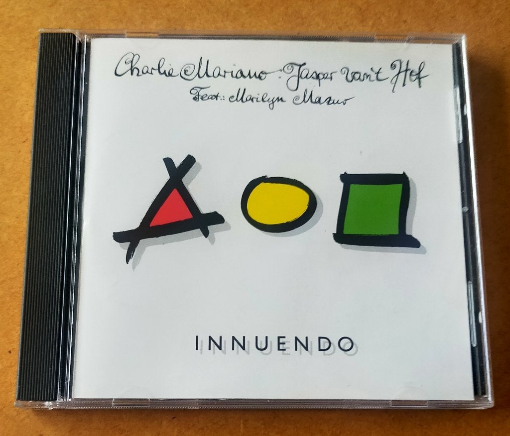 Charlie Mariano Jasper van 't Hof - Innuendo CD 1991, Ophalen of Verzenden, Zo goed als nieuw, Jazz