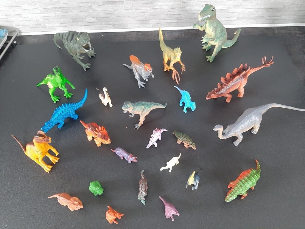 Dino's 24 verschillende soorten uit de dino wereld, Ophalen of Verzenden