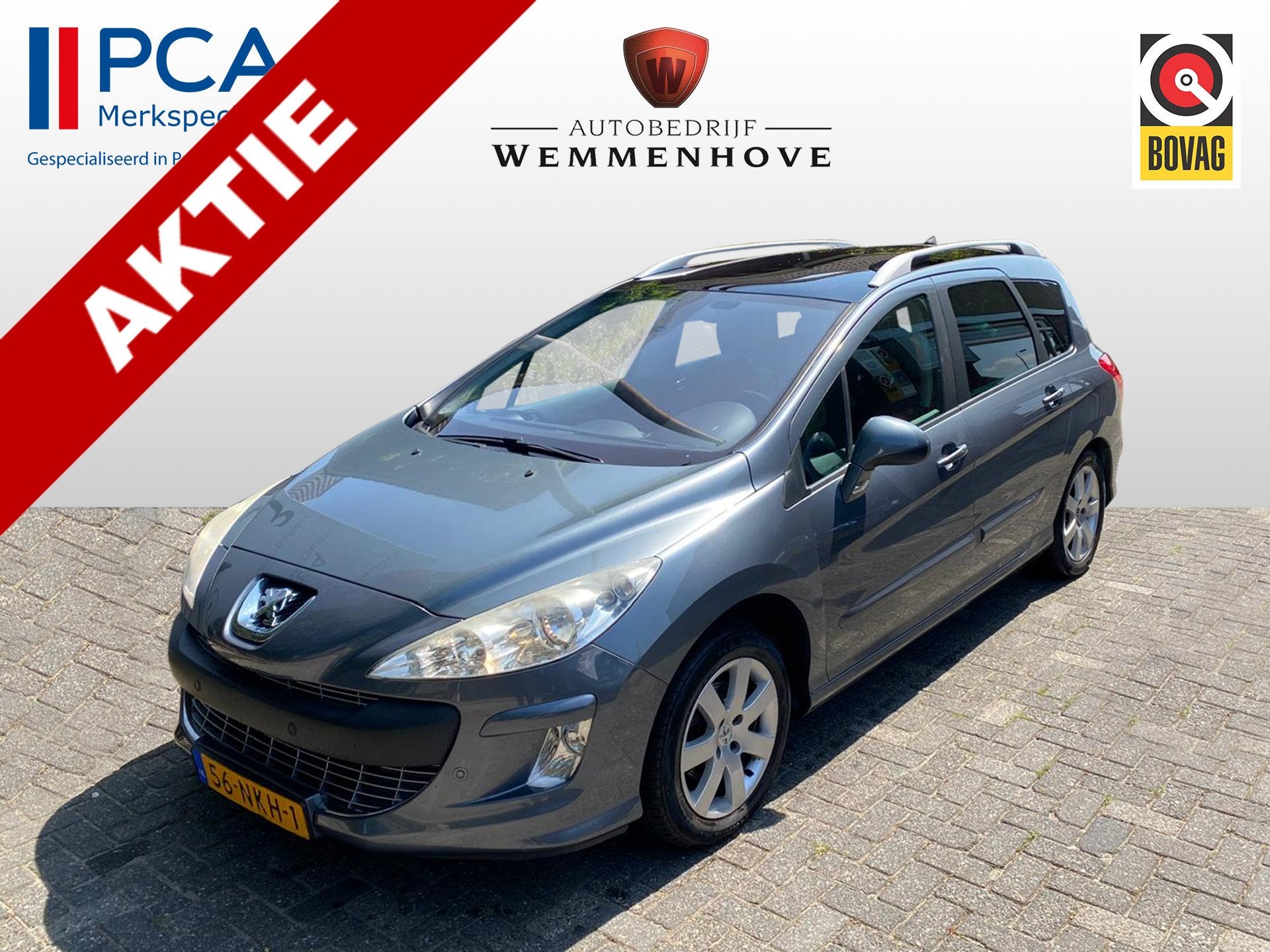 Peugeot 308 SW 1.6 VTi X-Line (bj 2010), Voorwielaandrijving, 12 maanden, Gebruikt, Zwart