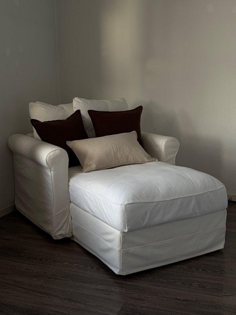 IKEA GRÖNLID chaise longue met armleuningen – goede staat, Ophalen, Gebruikt, Eenpersoons, Minder dan 150 cm