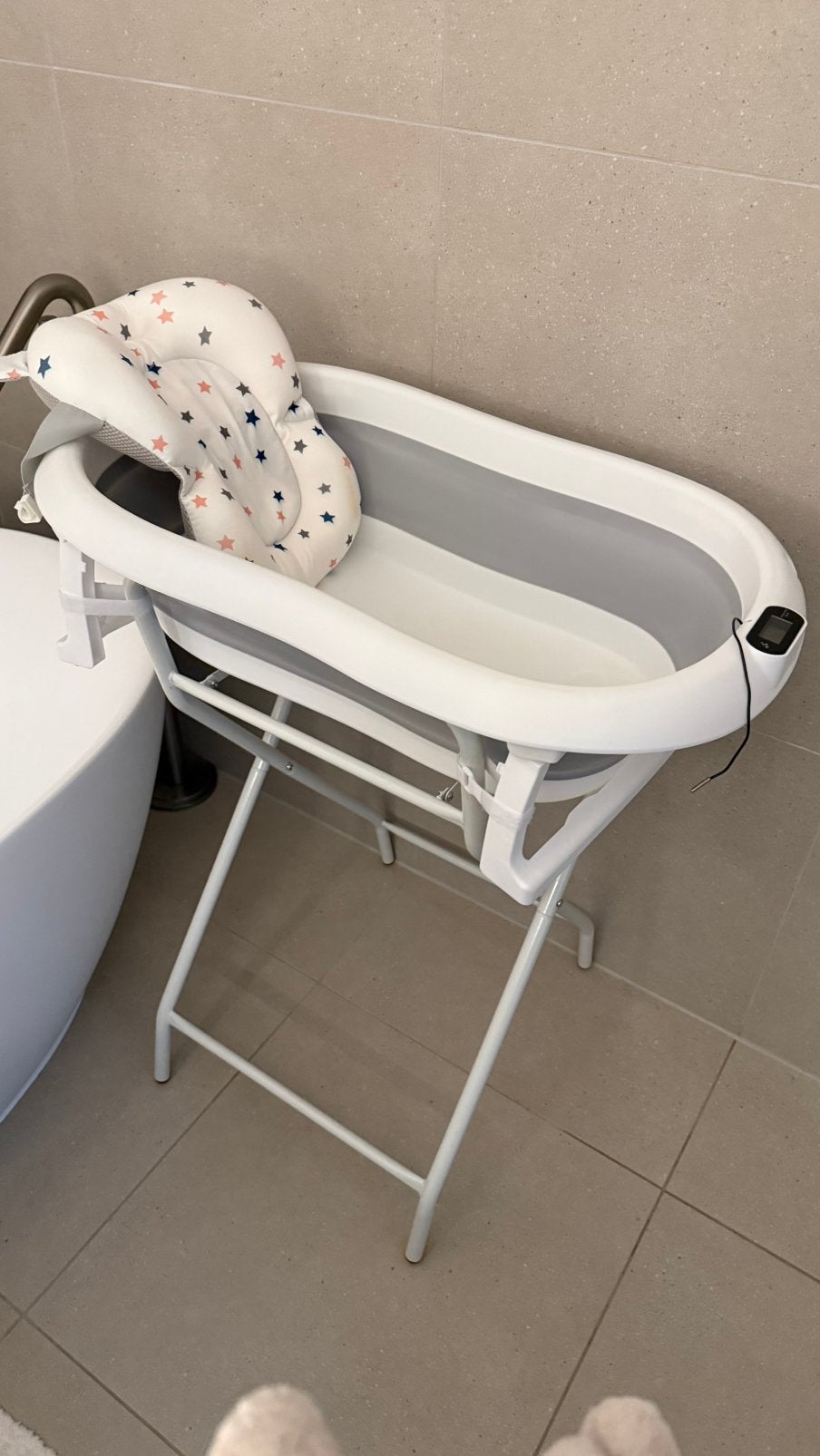 Babybadje met digitale temperatuurweergave, Kinderen en Baby's, Badjes en Verzorging, Ophalen, Zo goed als nieuw, Badje, Overige merken