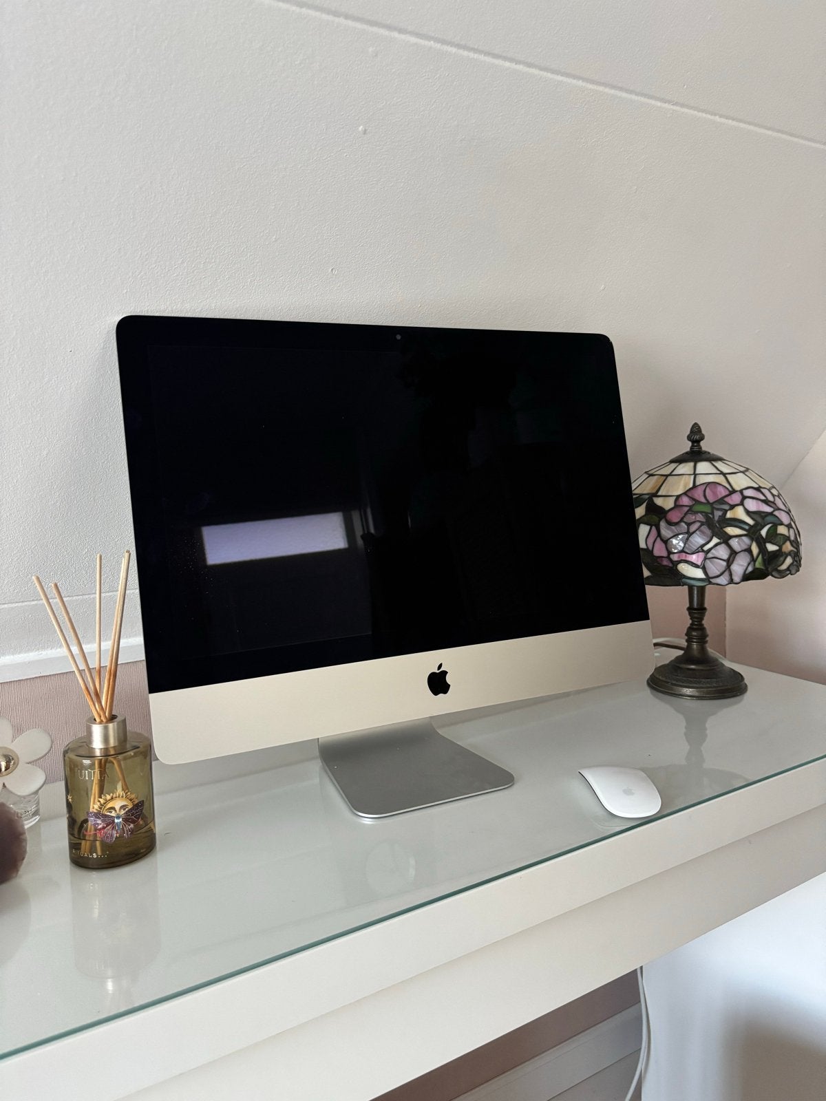 iMac 21.5" met macOS Monterey en Apple muis, Computers en Software, Apple Desktops, Ophalen, Gebruikt, IMac, 2 tot 3 Ghz