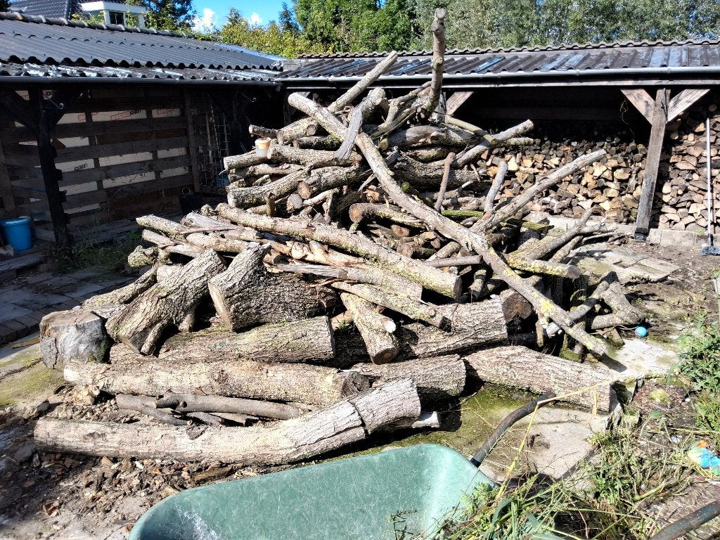 7 m3 haardhout, Gezaagd najaar 2025, Tuin en Terras, 6 m³ of meer, Ophalen, Eikenhout, Stammen