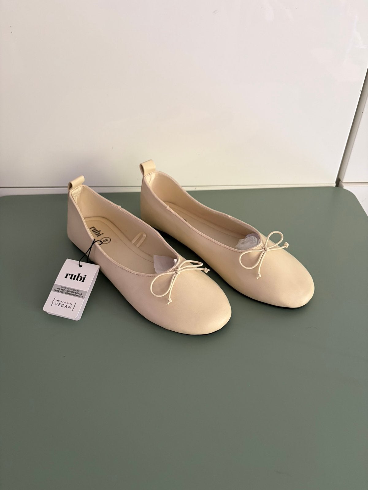 Rubi emily bow ballerina NIEUW, Beige, Nieuw, Ballerina's, Ophalen of Verzenden