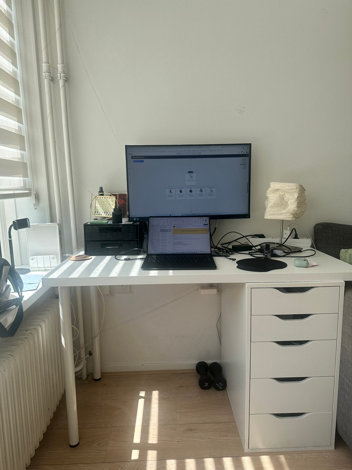 Ikea alex desk, Ophalen, Zo goed als nieuw