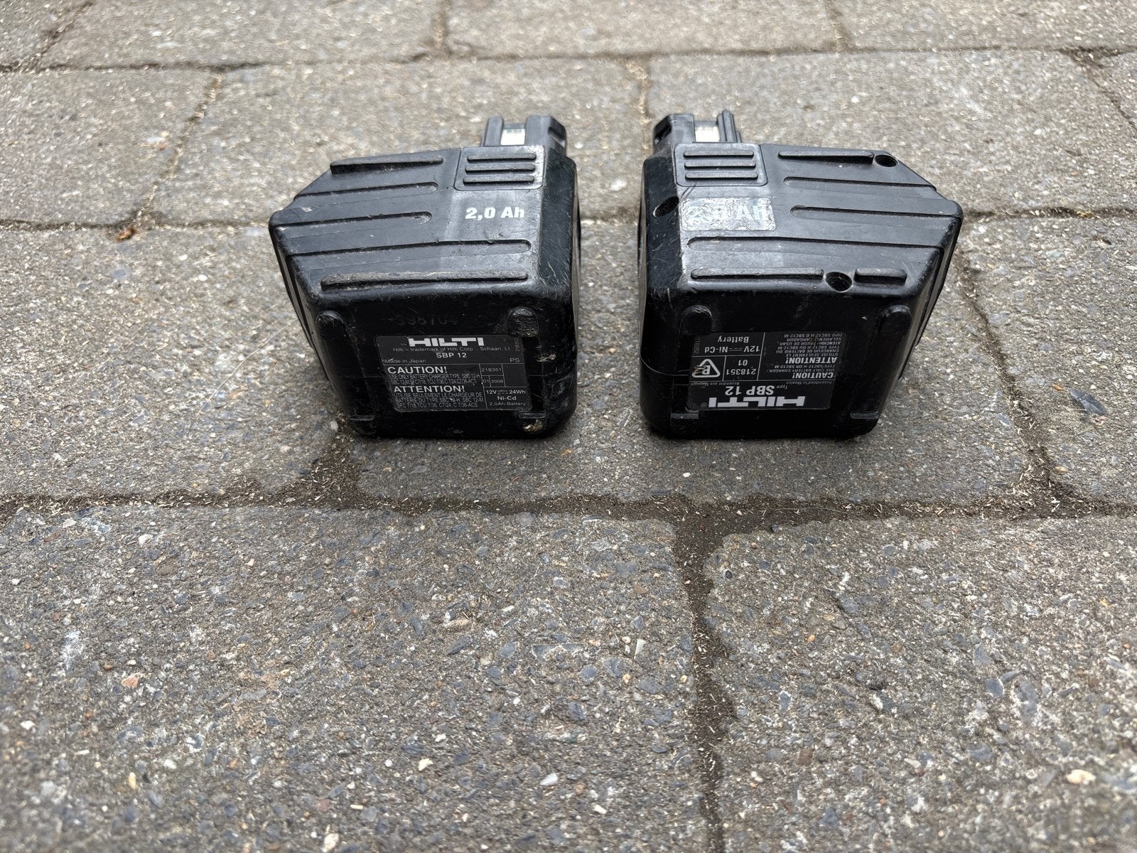 Hilti Accu's 2.0 Ah - SBP 12 en SBP 10, Ophalen of Verzenden, Gebruikt, Overige typen