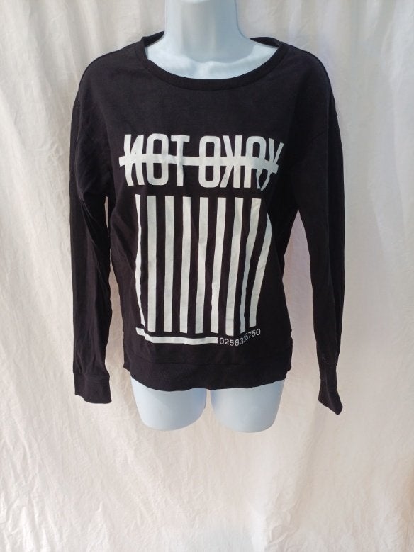 Stoere zwarte trui mt S merk Divided, ., Zwart, Ophalen of Verzenden, Zo goed als nieuw