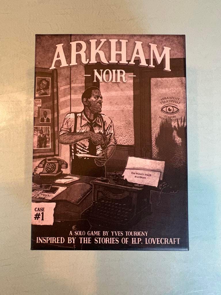 Arkham Noir - Case #1: The Witch Cult Murders, Een of twee spelers, Ophalen of Verzenden, Zo goed als nieuw