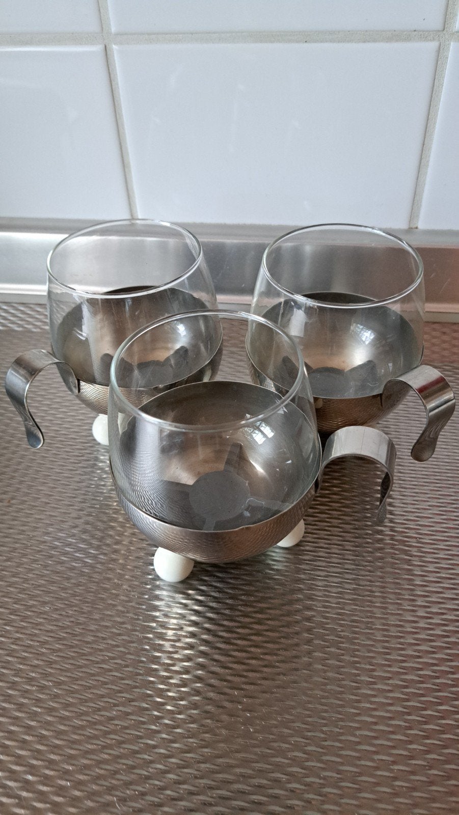 3 luxe thee glazen glas kan uit de houder, Dieren en Toebehoren, Ophalen of Verzenden