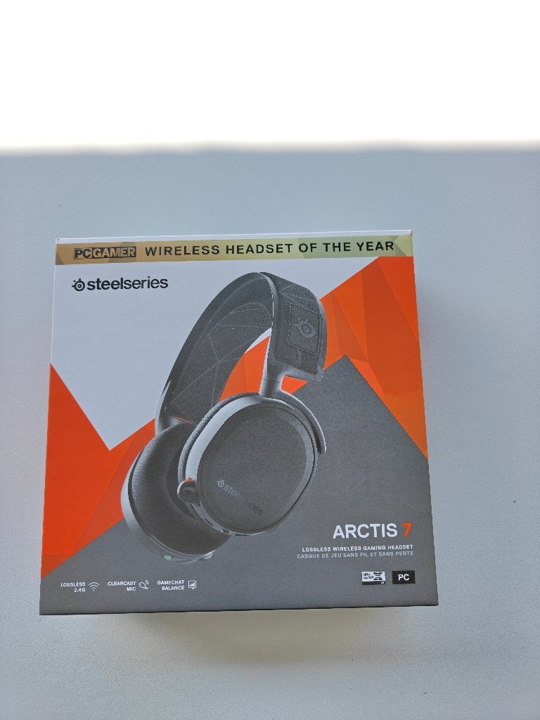 Steelseries Arctis 7 draadloze gaming headset, Computers en Software, Headsets, Ophalen, Gebruikt, Mute-functie, Draadloos