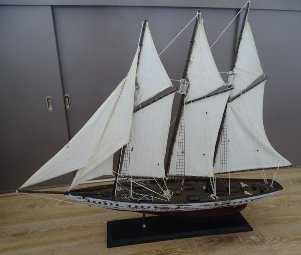 model zeilschip Atlantic, Ophalen, Gebruikt, Hout