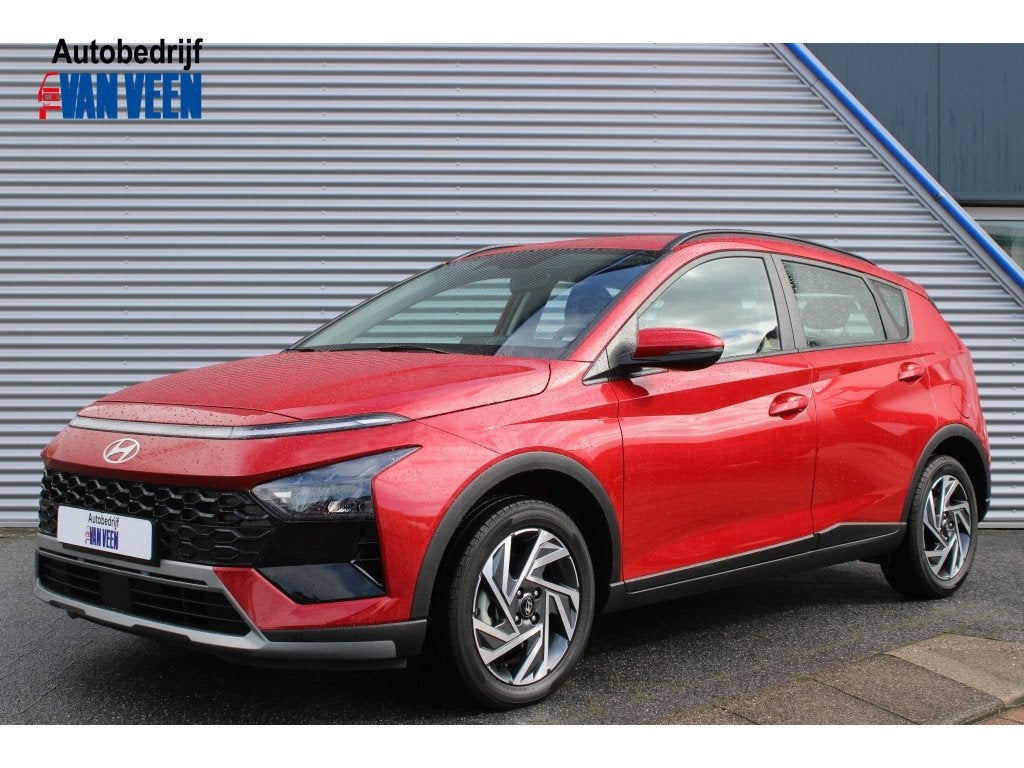 Hyundai Bayon 1.0 T-GDI Premium | LED | Camera | Cruise | Na, Auto's, Gebruikt, Zwart, Leder, Bedrijf