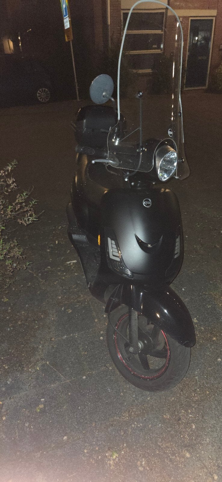 Sym Fiddle II scooter - Mat zwart, 21501 km, Fietsen en Brommers, Ophalen, Gebruikt, Benzine, SYM