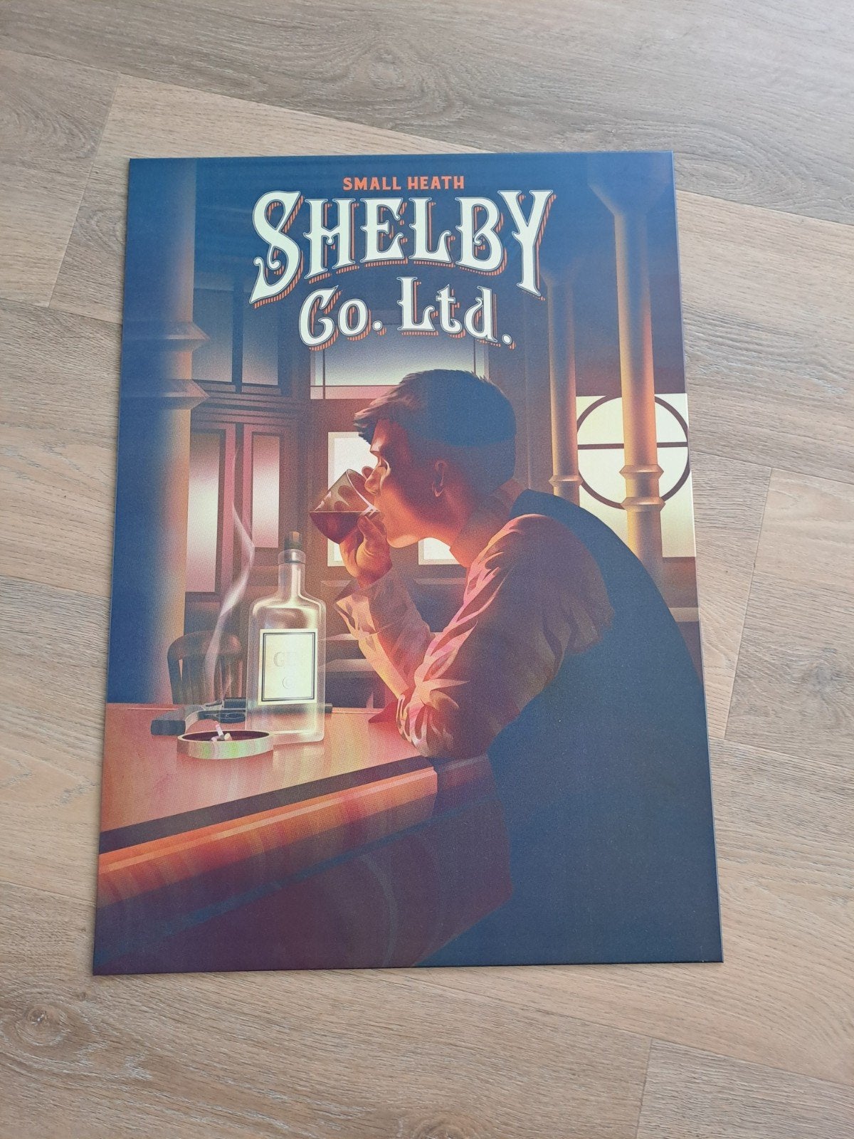 Displate Peaky Blinders Shelby Co. Ltd. metaal poster, Meerkleurig, Overige stijlen, Ophalen of Verzenden, Zo goed als nieuw