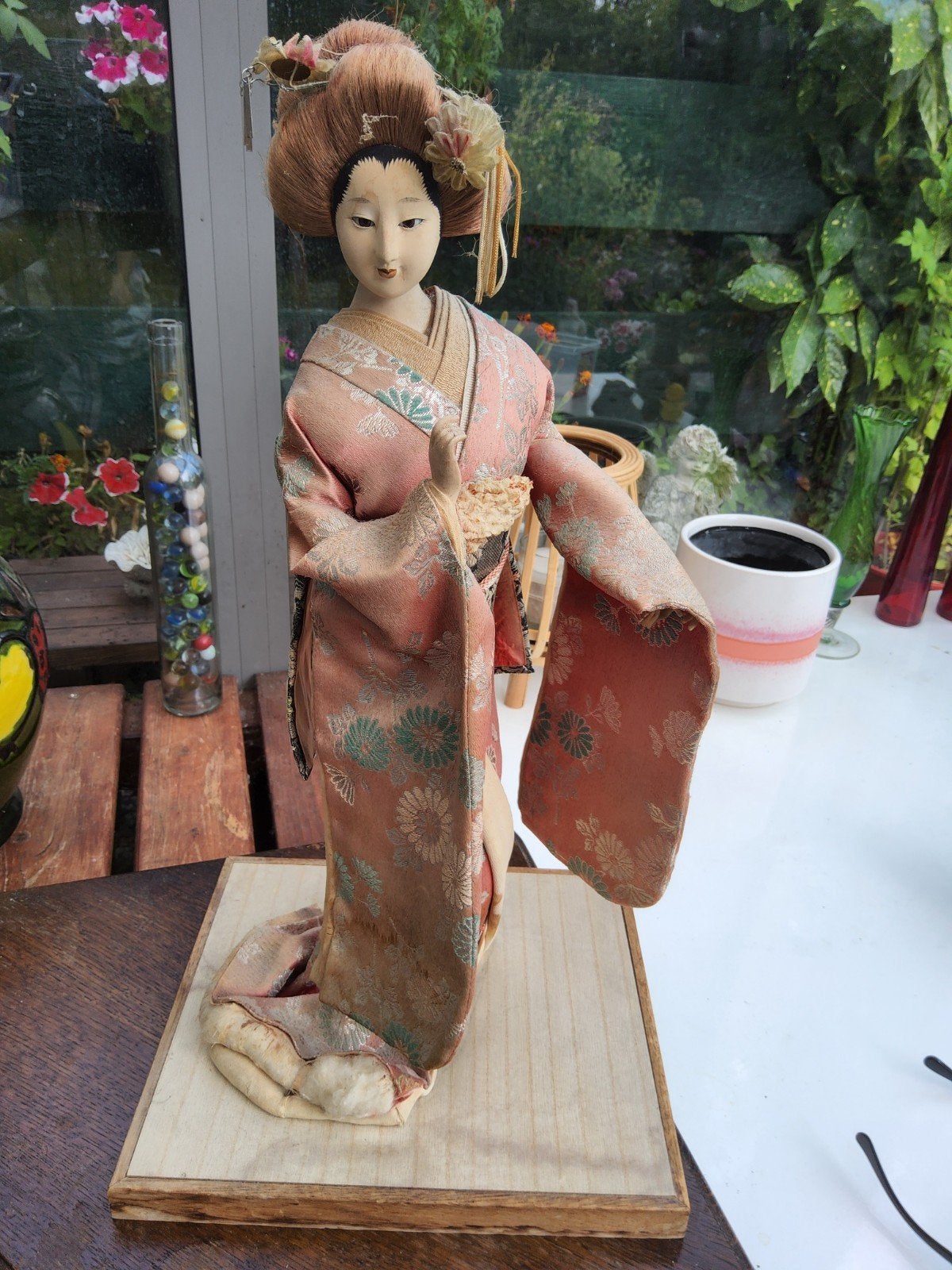Vintage Japanse Kyugetsu Geisha Pop - Handgemaakt, Ophalen of Verzenden, Gebruikt, Pop
