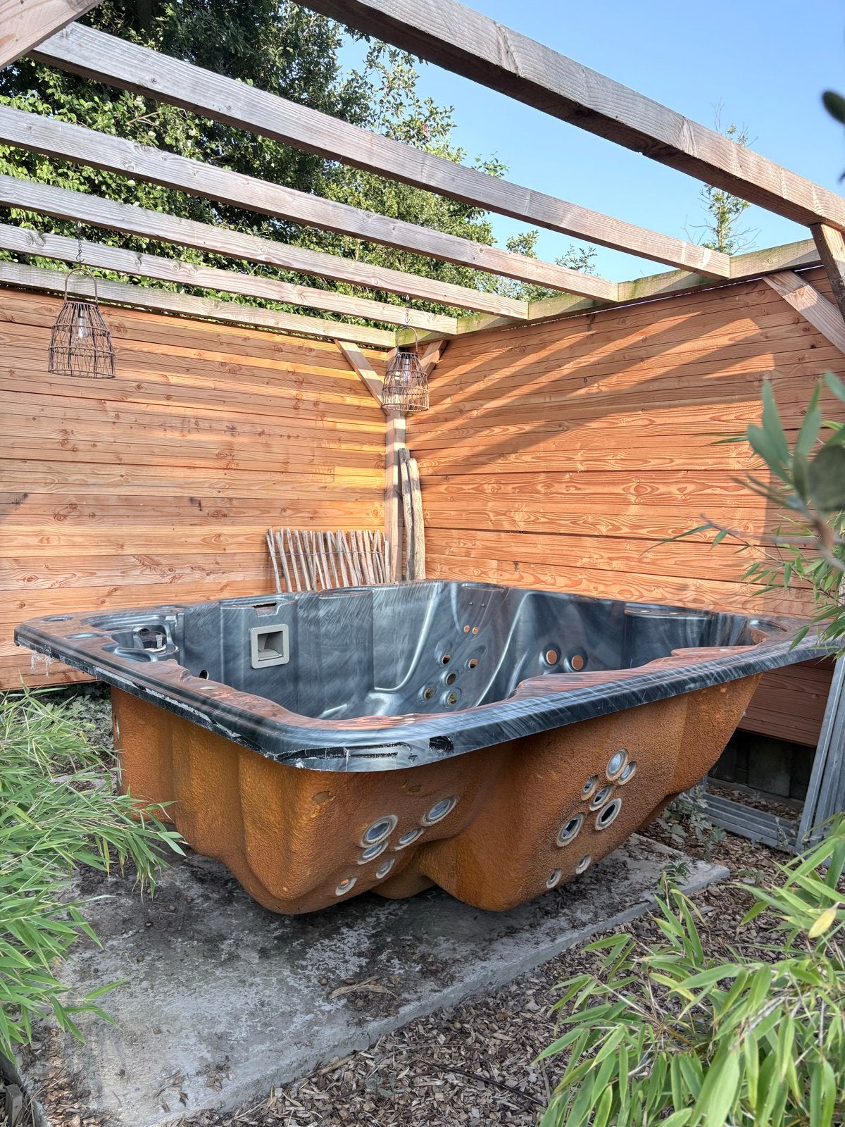 Gebruikte Jacuzzi/Spa - Balboa besturing, Ophalen of Verzenden, Gebruikt, Vast