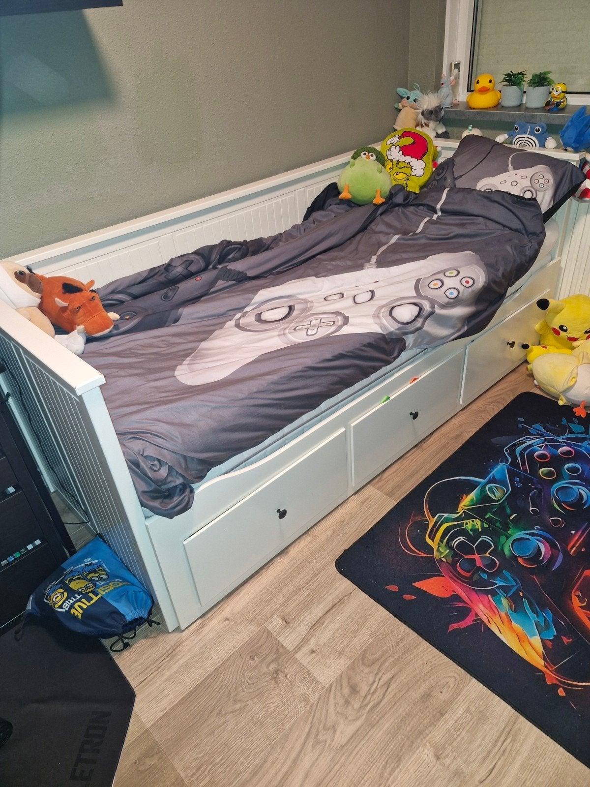 IKEA Hemmes bed met lades - Ideaal voor kinderkamer, Ophalen, Gebruikt, 90 cm, Eenpersoons