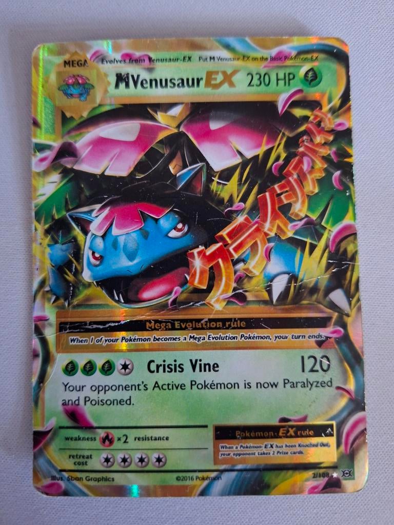 M Venusaur EX 2/108, Ophalen