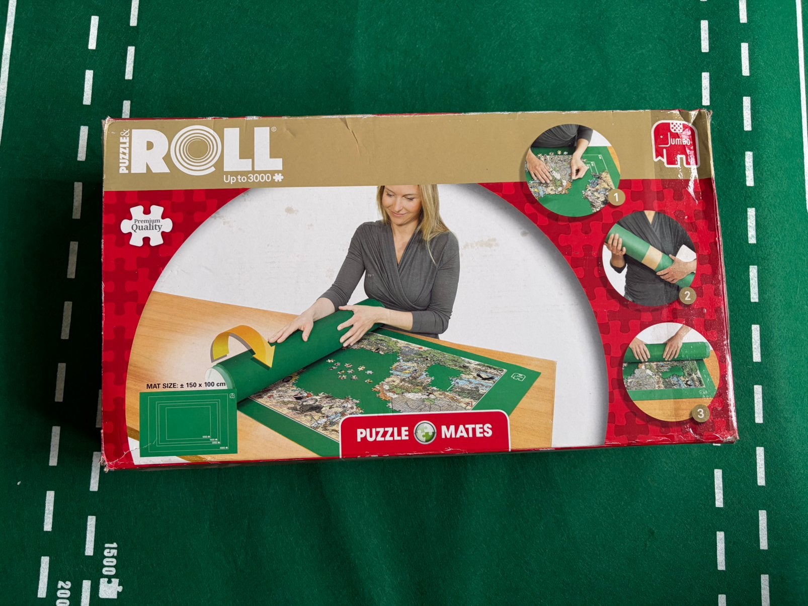 Jumbo Puzzle & Roll puzzelrol 1500 - 3000 stukjes, Ophalen of Verzenden, Meer dan 1500 stukjes, Zo goed als nieuw, Overige typen