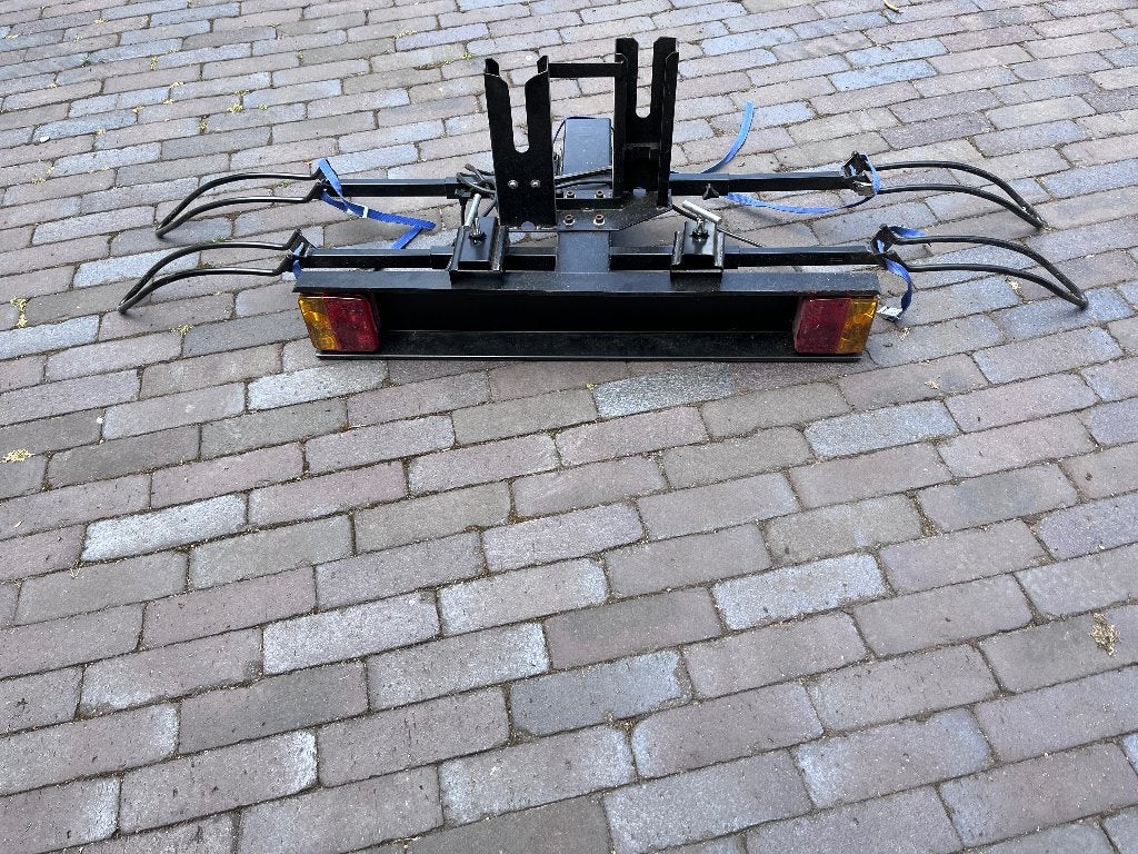 Fietsendrager, Auto diversen, Fietsendragers, Ophalen, Gebruikt, 2 fietsen, Trekhaakdrager