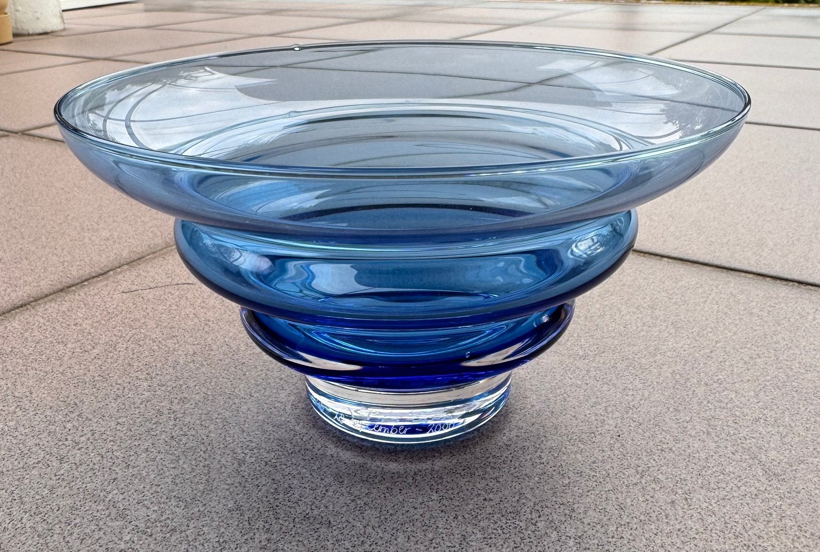 Siem van de Marel vrijheidsglas Leerdam, Glas, Handgemaakt, Ophalen of Verzenden, Schaal