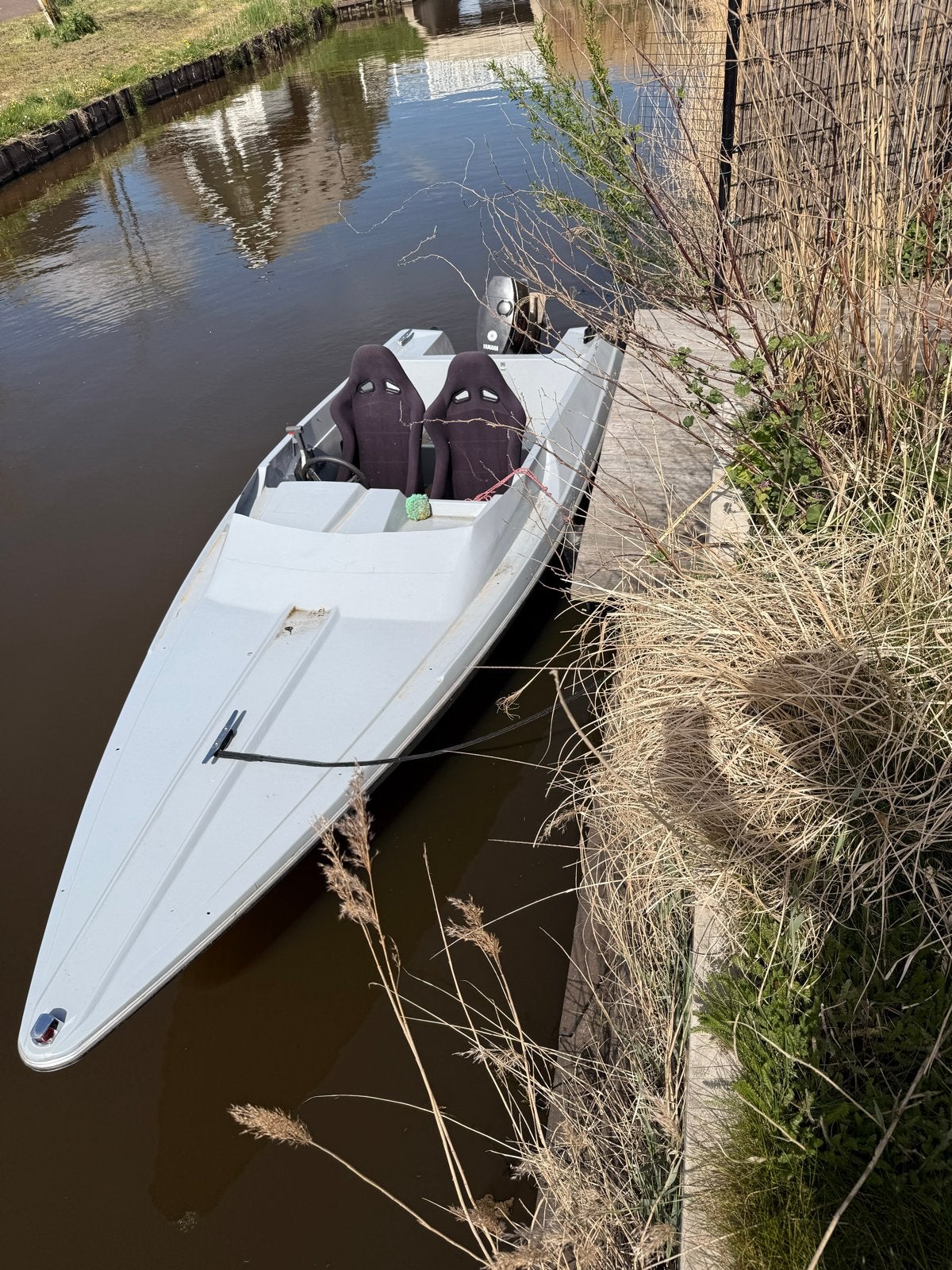 Leuke boot met Yamaha 30pk motor (motor loopt niet), Watersport en Boten, Speedboten, Ophalen, Overige merken, Gebruikt, Minder dan 70 pk