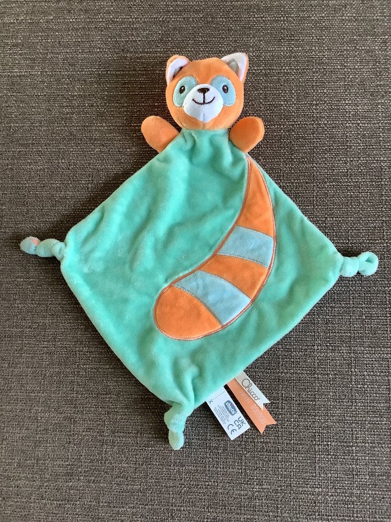 Chicco My Sweet Doudou rode panda knuffeldoekje lapje  7,50, Ophalen of Verzenden, Zo goed als nieuw, Overige typen