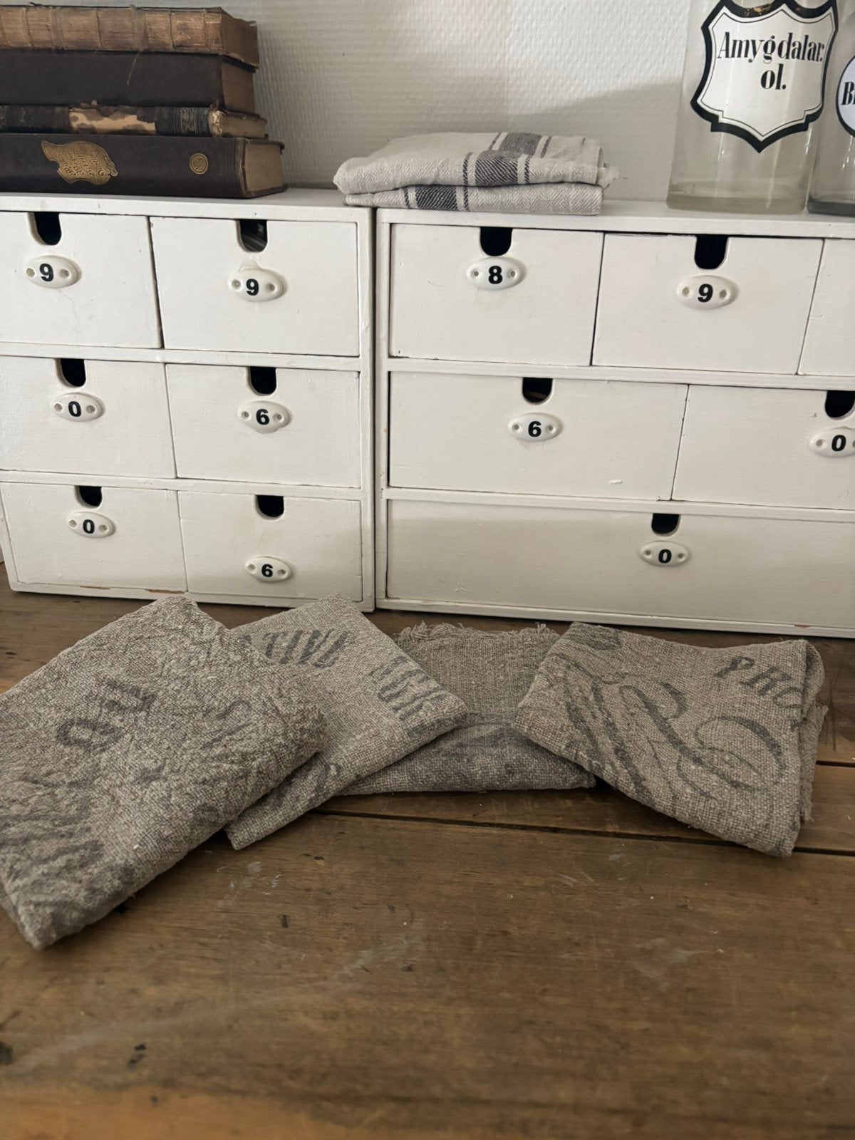 4 prachtige shabby doeken, Ophalen of Verzenden