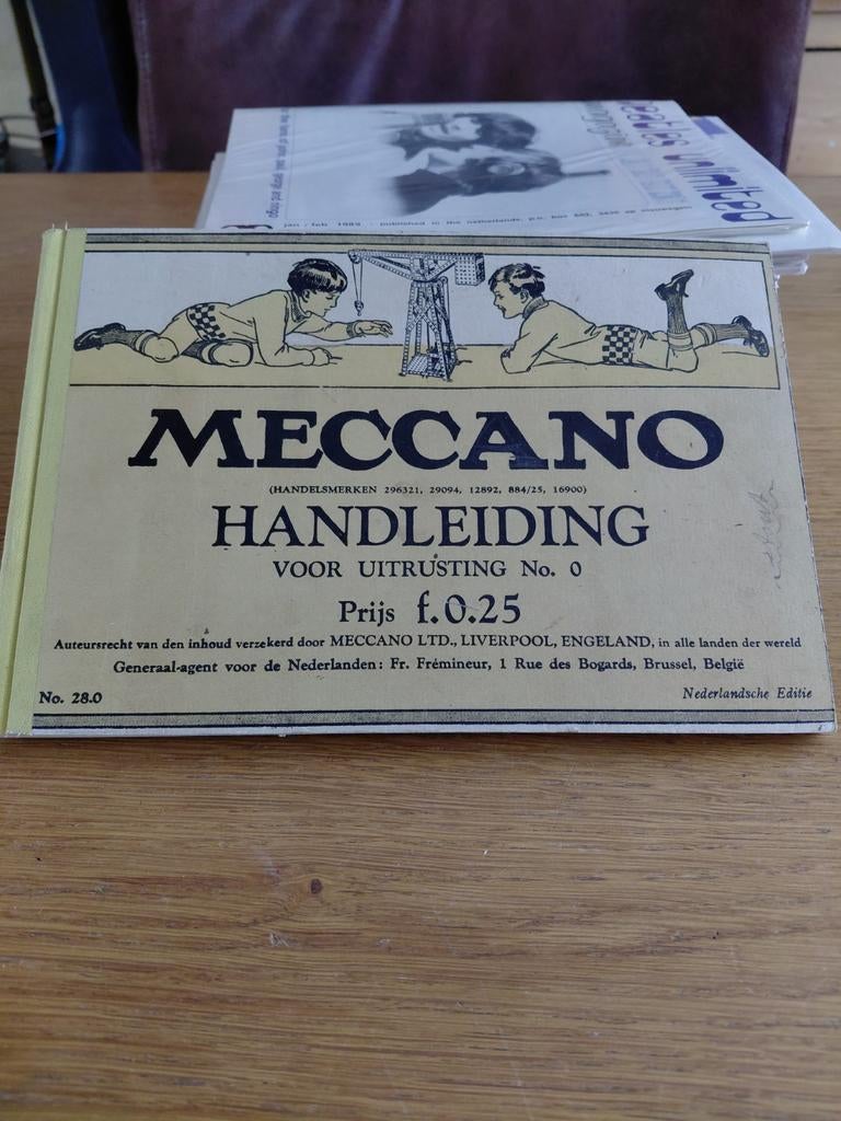Origineel Vintage Meccano Handleiding Boek - Zeer Goede Sta, Ophalen of Verzenden, Zo goed als nieuw, MECANO LTD., Non-fictie