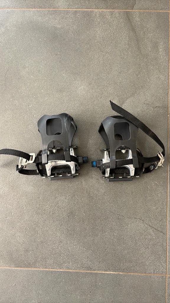 Pedalen met toeclips, Fietsen en Brommers, Fietsonderdelen, Ophalen of Verzenden, Zo goed als nieuw
