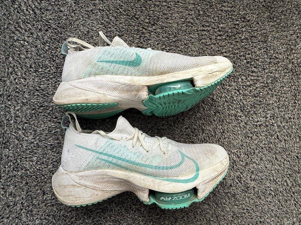 Nike hardloopschoenen met carbonplaat maat  40,5, Gebruikt, Ophalen of Verzenden, Hardlopen, Hardloopschoenen