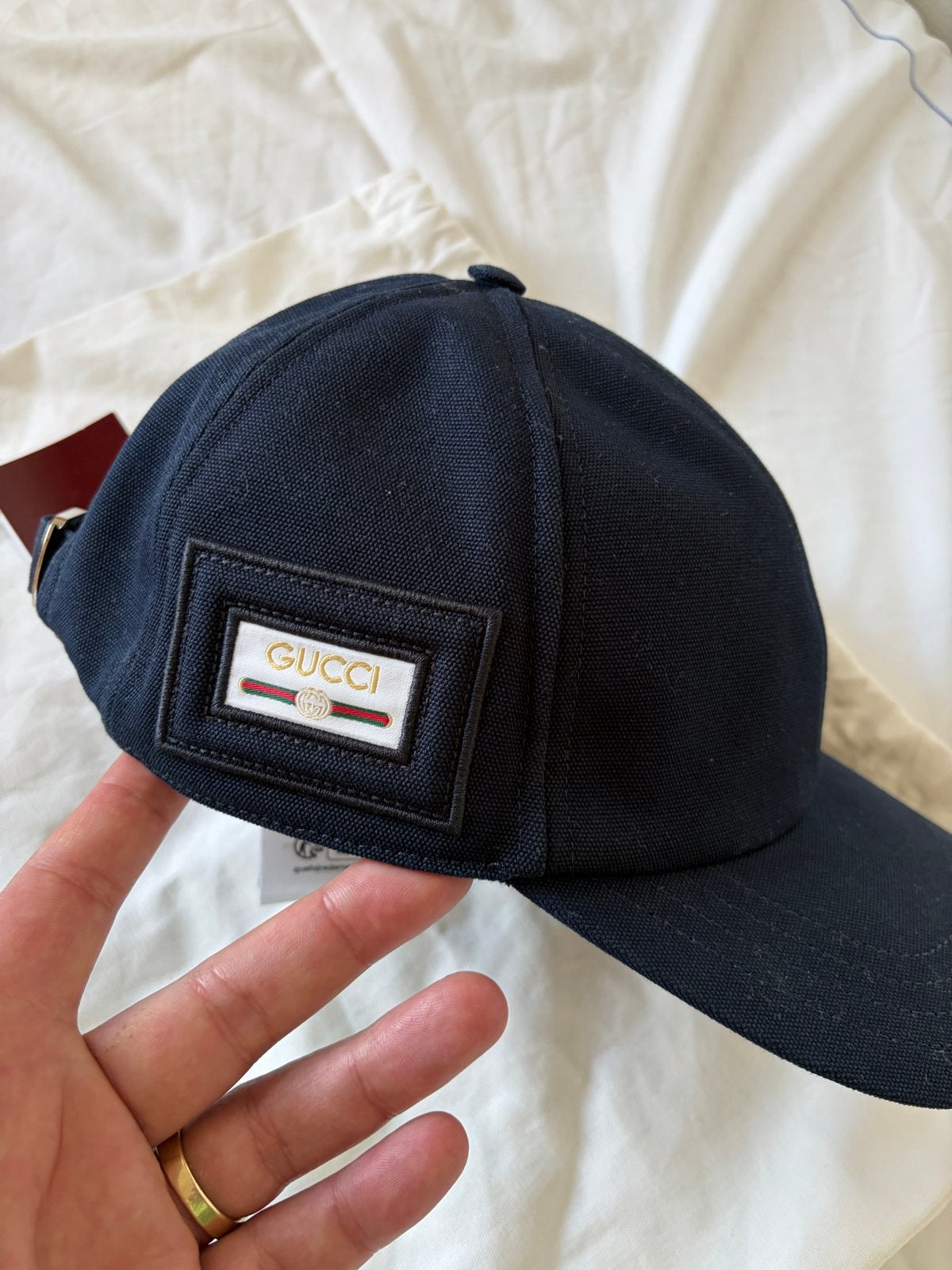 Originele Gucci pet met logo - Zo goed als nieuw, Kleding | Heren, Ophalen of Verzenden, Zo goed als nieuw, One size fits all