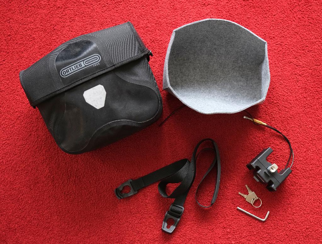 Ortlieb stuurtas 6,5 liter compleet... IN NIEUWSTAAT, Fietsen en Brommers, Fietsaccessoires | Fietstassen, Ophalen, Zo goed als nieuw
