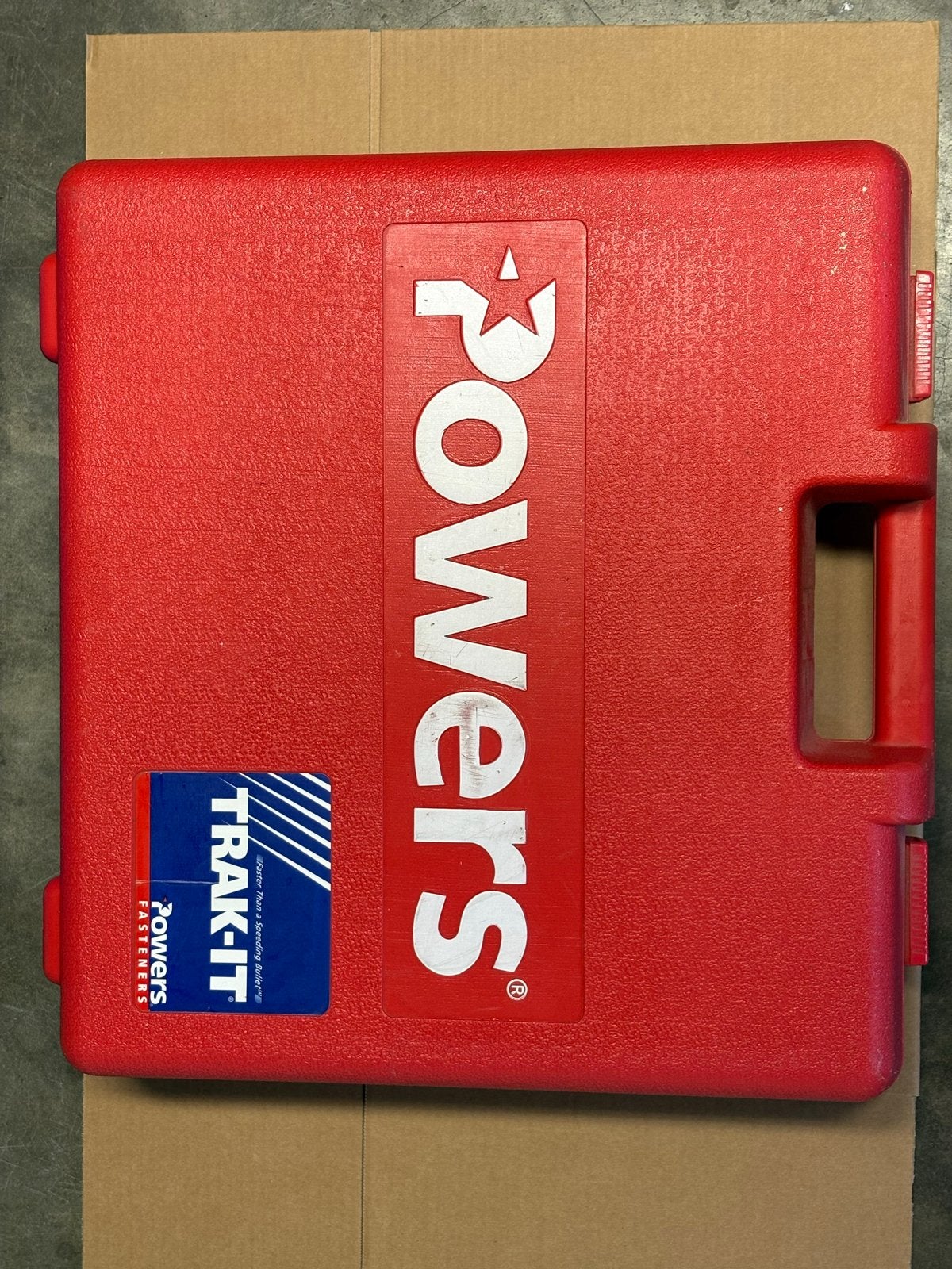 Powers Trak-It C3 Gasschiethamer met accessoires, Ophalen, Gebruikt