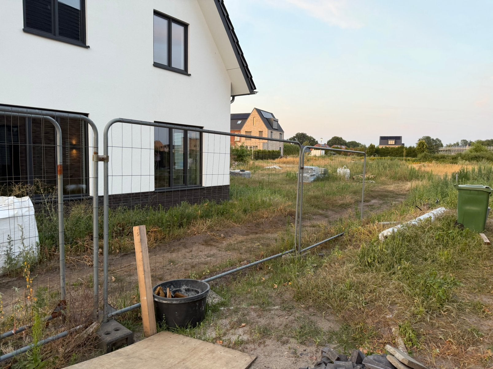 Bouwhekken + blokken & klemmen, Ophalen, Gebruikt