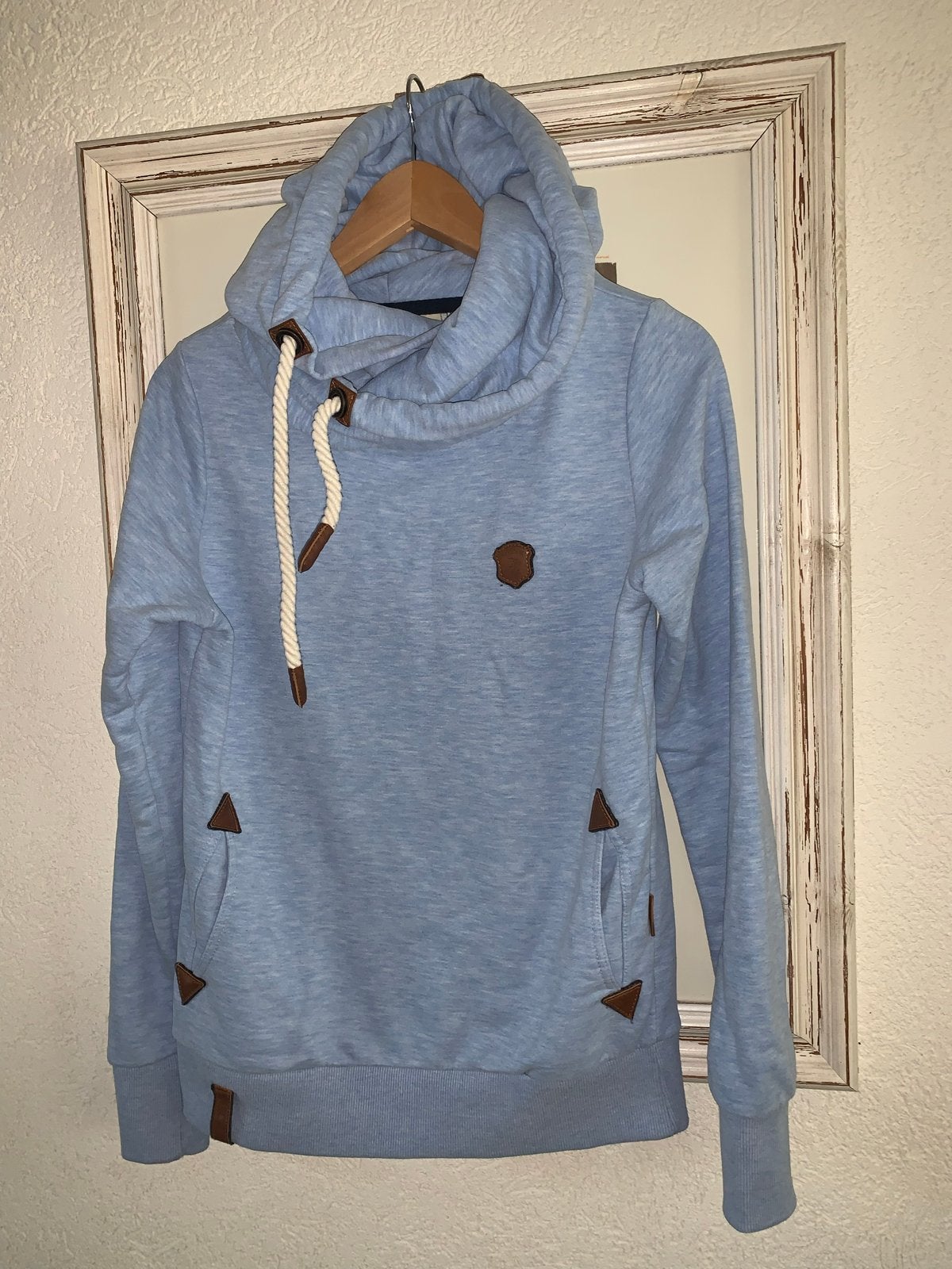 Naketano hoodie lichtblauw maat M, Ophalen of Verzenden, Zo goed als nieuw, Maat 38/40 (M), Blauw