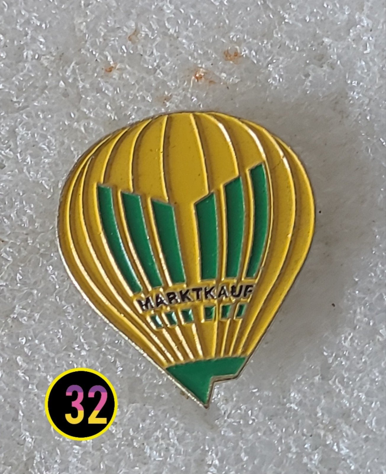 Vintage MarktKauf heteluchtballon pin, Verzenden