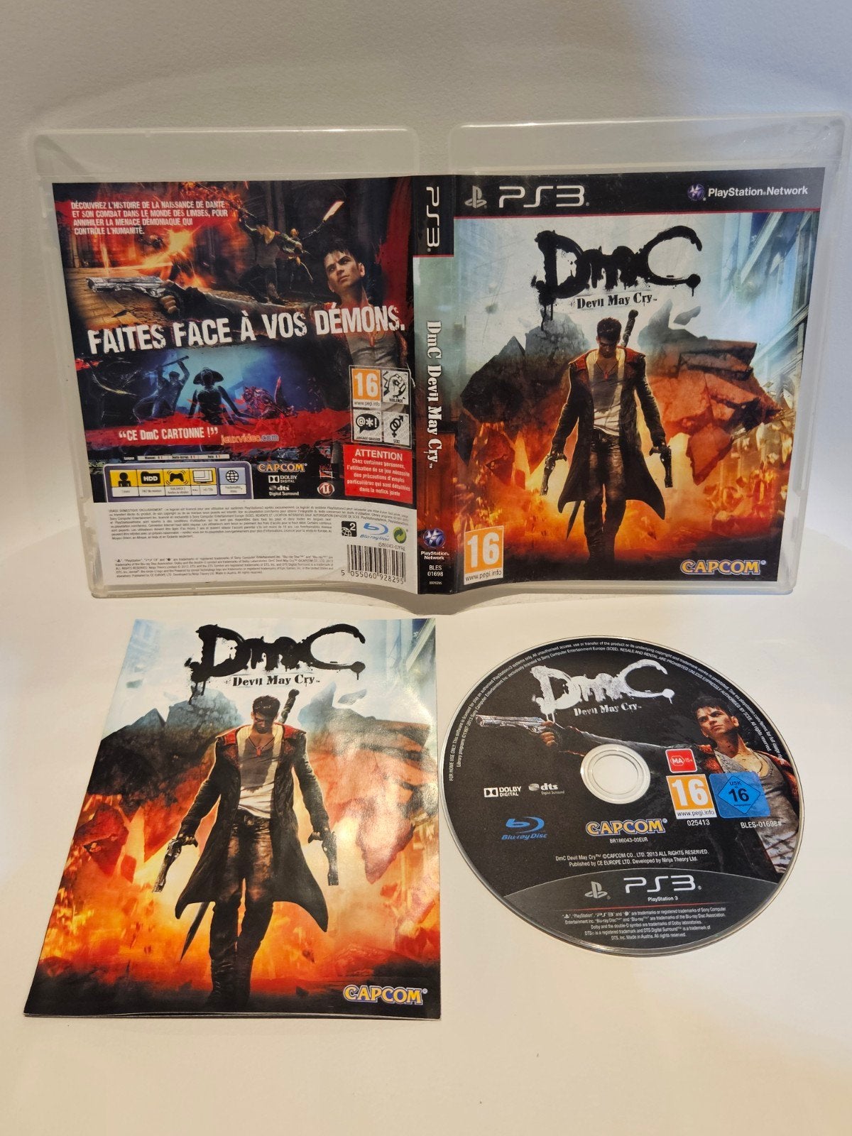 DMC Devil May Cry PS3, Spelcomputers en Games, Games | Sony PlayStation 3, Avontuur en Actie, 1 speler, Ophalen of Verzenden, Zo goed als nieuw