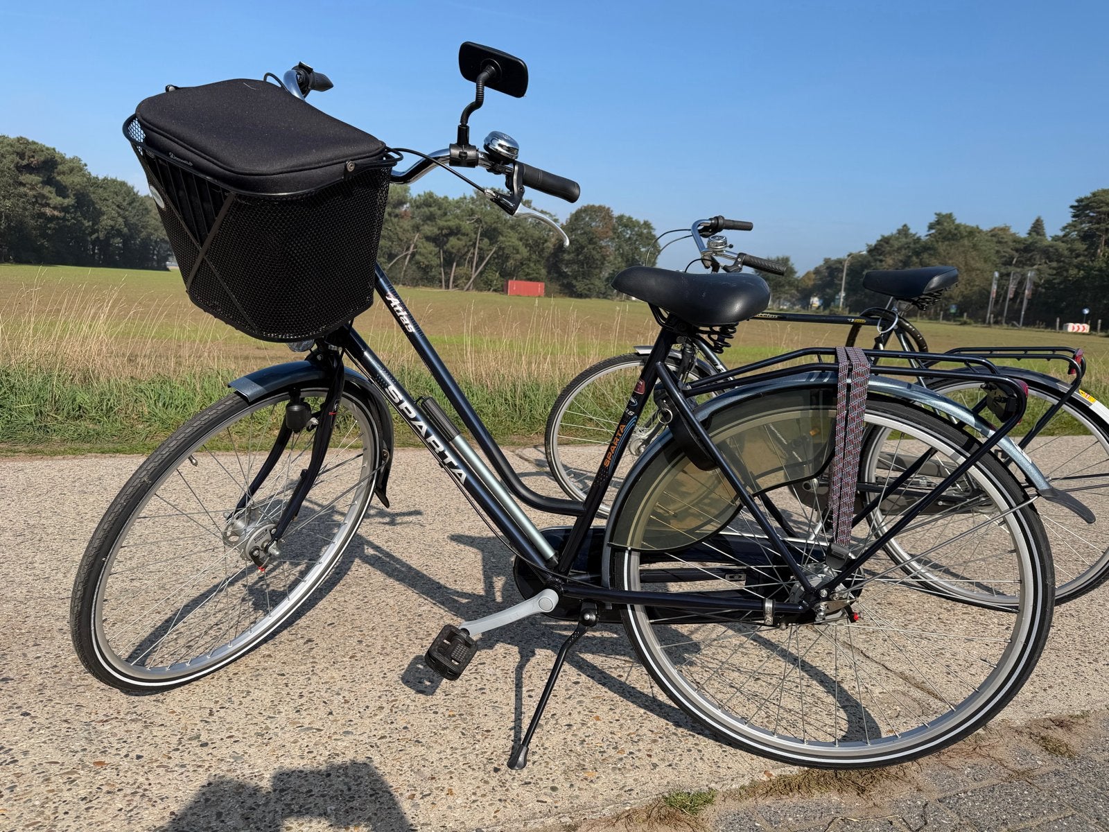 Sparta fiets met mandje en bagagedrager, Fietsen en Brommers, Ophalen, Sparta, Versnellingen, Trommelrem