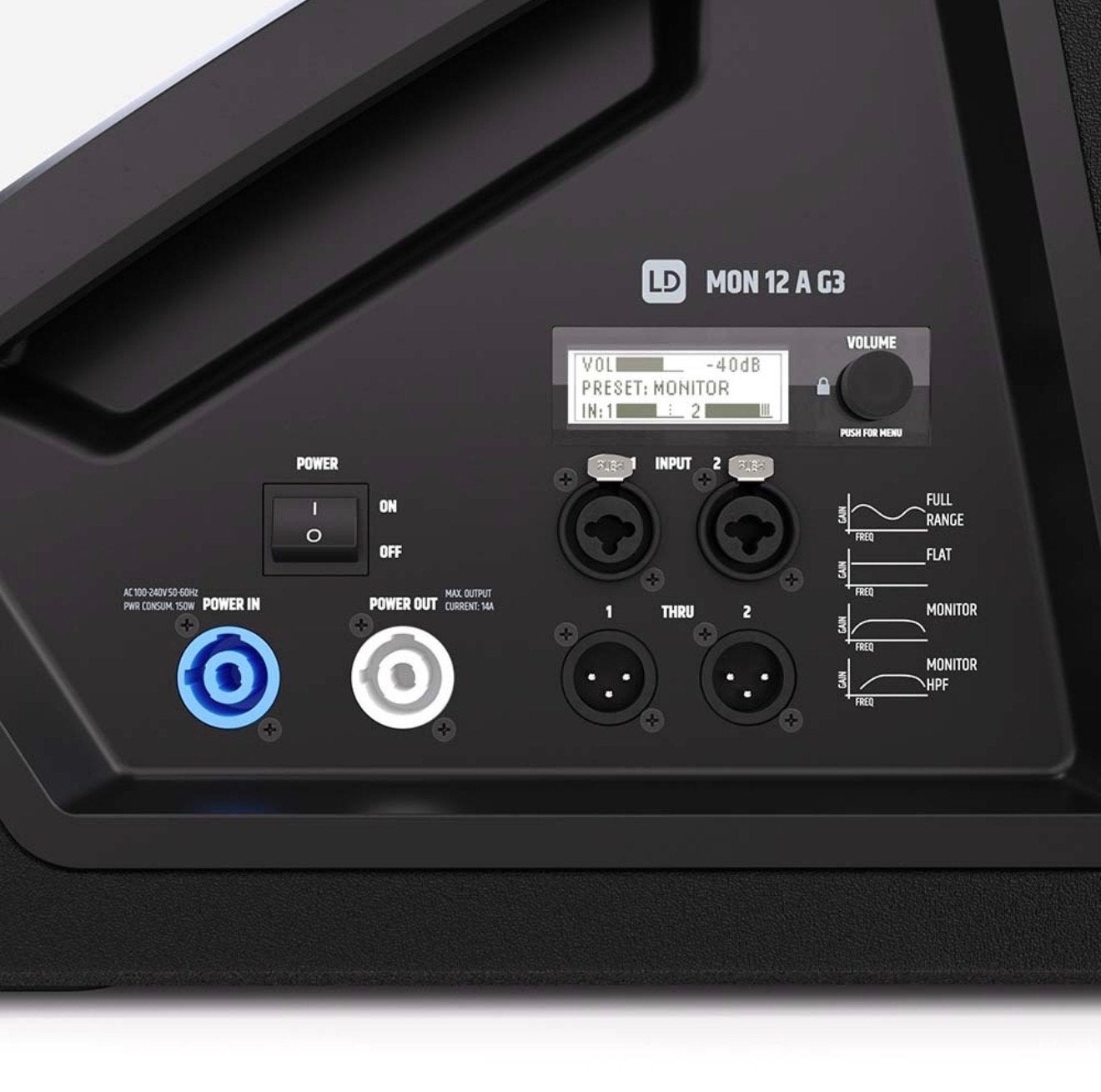 LD Systems MON 12 A G3 Actieve Monitor met Stofhoes, Audio, Tv en Foto, Luidsprekers, Overige typen, Zo goed als nieuw, Minder dan 60 watt