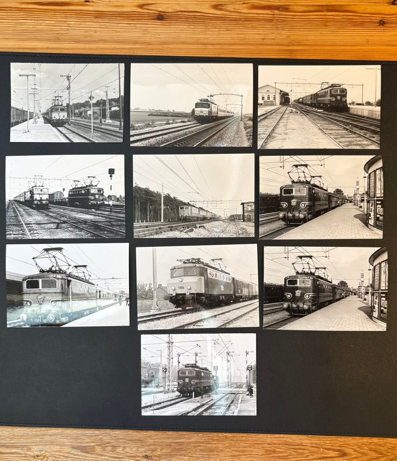 10 foto’s locomotieven NS-serie 1100 (60/70) (2), Ophalen of Verzenden, Gebruikt, Trein